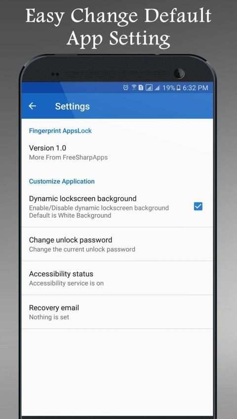 Fingerprint App Lock Real स्क्रीनशॉट 2