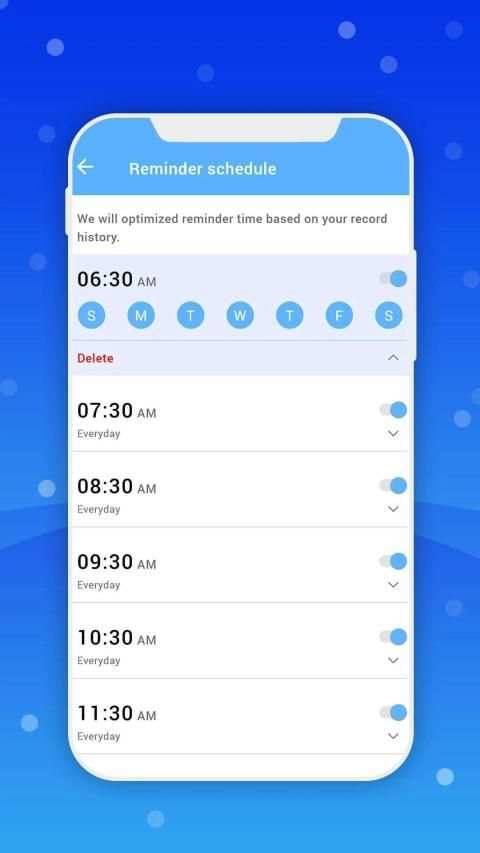 Best Water Reminder स्क्रीनशॉट 5