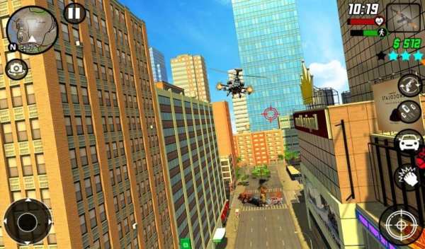 Tornado Wind Hero - Rope Hero Crime City Game स्क्रीनशॉट 1