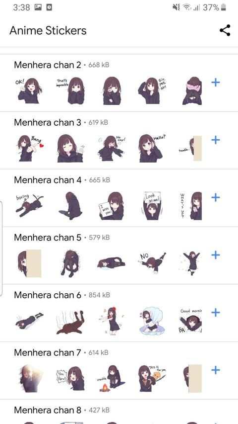 Anime Stickers (WAStickerApps) - Stickers Anime WA screenshot 7