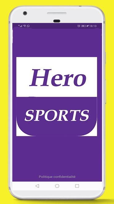 Hero sport : مشاهدة القنوات الرياضية (بث مباشر)
‎ screenshot 3