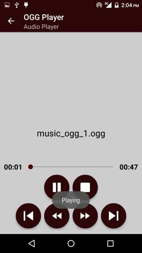 OGG Player स्क्रीनशॉट 5