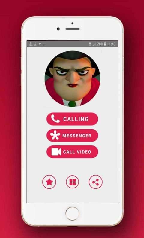 Scary Teacher 3D™ Call You - Fake video call Prank स्क्रीनशॉट 4