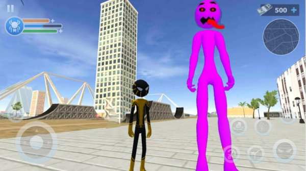 Spider Stickman Rope: Vegas Crime City Hero स्क्रीनशॉट 4