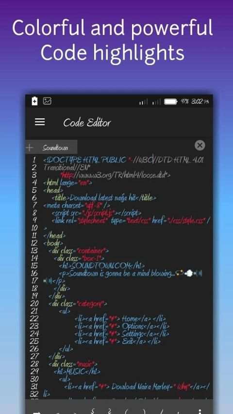 Code Editor IDE screenshot 4