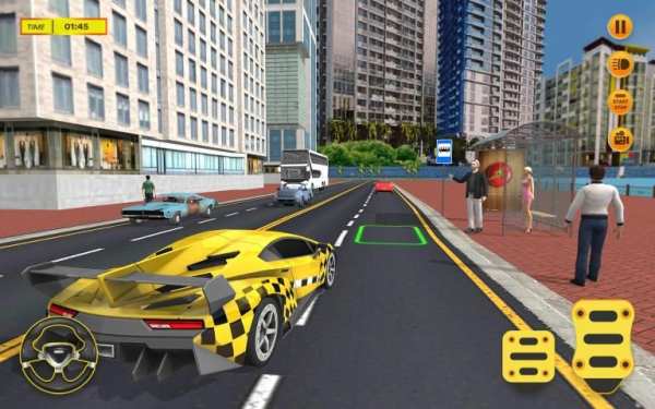 New Taxi Simulator 2020 - Taxi Driving Game स्क्रीनशॉट 3