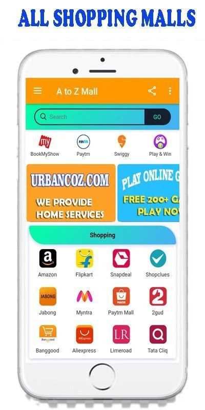 A to Z Mall : Shop,Social ,Foods,News, All in One screenshot 3