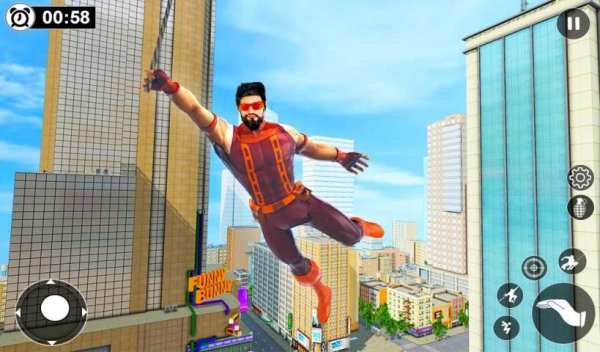 Grand City Mafia Crime - Super Rope Hero Game screenshot 1
