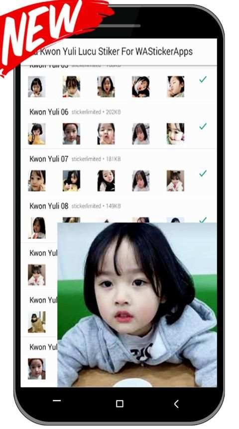 Wa Kwon Yuli Lucu Stiker For WAStickerApps screenshot 7
