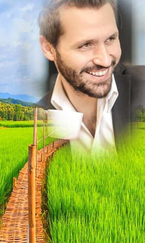 Features natural village photo frame application screenshot 3