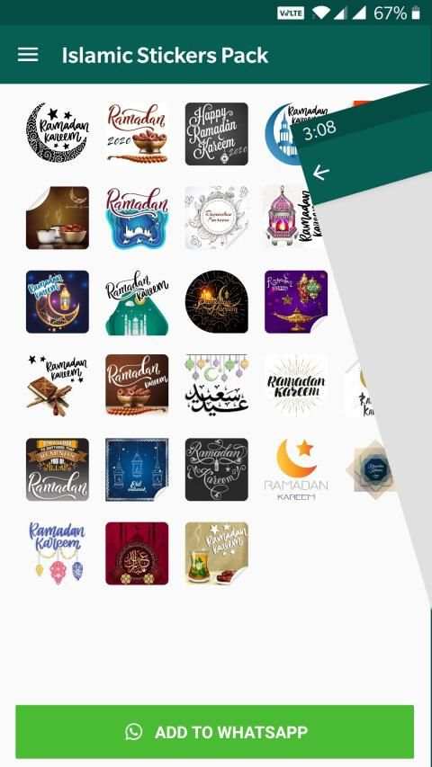 Islamic WA Stickers Pack 2020 | Eid Mubarak screenshot 4
