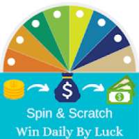 Spin & Scratch- Win Daily By Luck