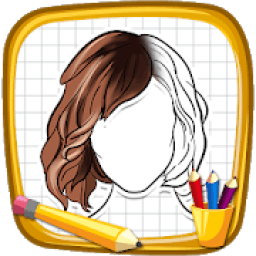 Learn How to Draw Girl Hair Styles आइकन