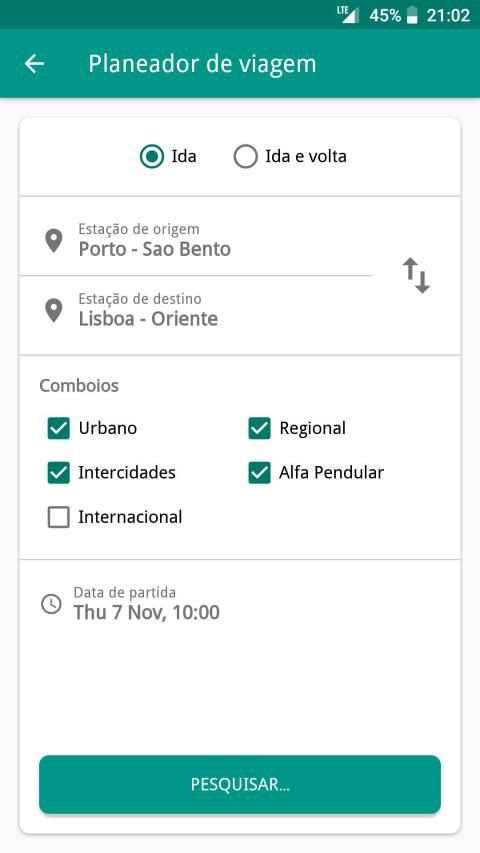 Catch UP - Comboios de Portugal screenshot 3