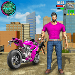 Tornado Wind Hero - Rope Hero Crime City Game आइकन