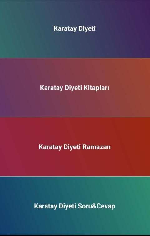 Karatay Diyeti screenshot 1