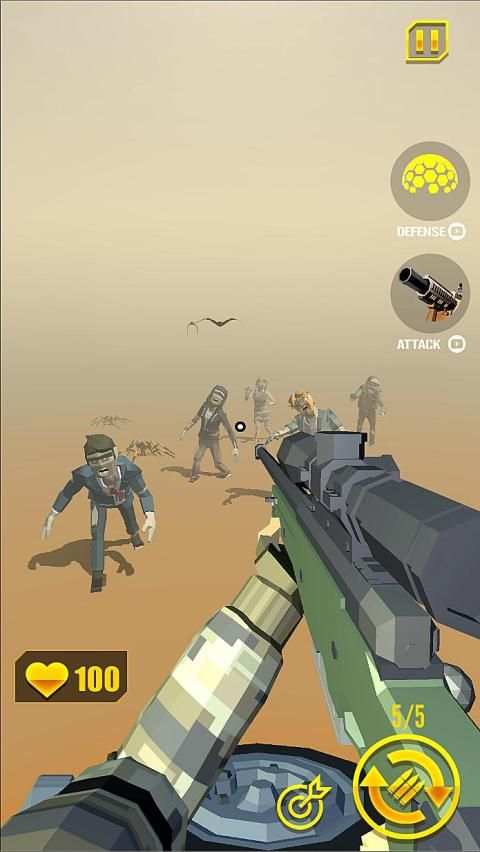 zombie shooter: shooting games screenshot 2