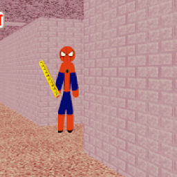 Spider Stickman Blue Math Teacher icon