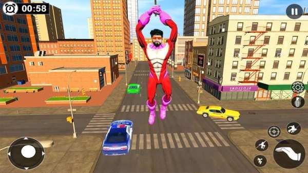 Grand City Mafia Crime - Super Rope Hero Game स्क्रीनशॉट 11