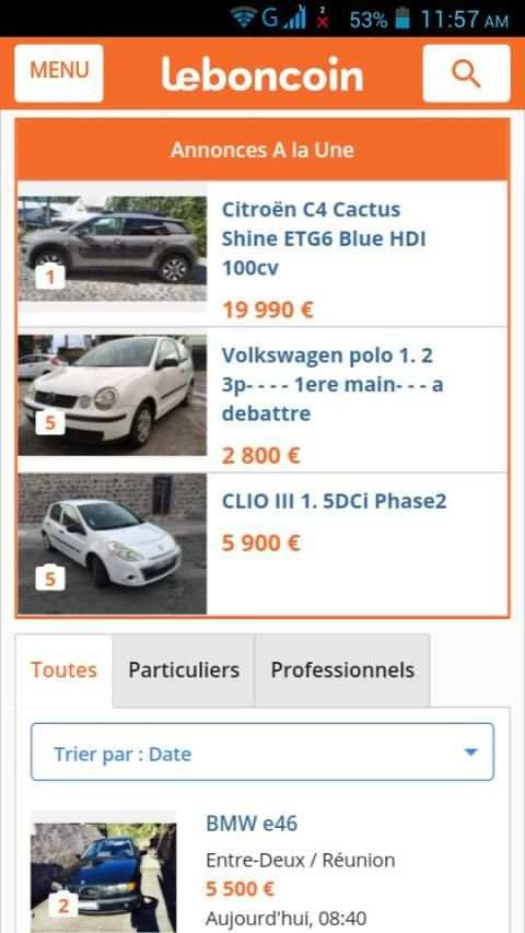 Voiture d Occasion France screenshot 2