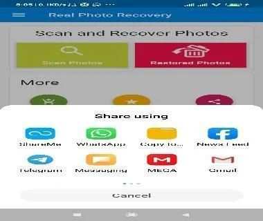 Real Photo Recovery - Recover Deleted Photos Back. स्क्रीनशॉट 1