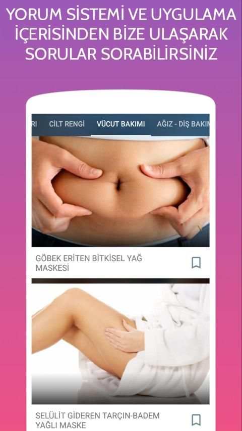 Cilt Bakımı - Doğal Güzellik - Cilt Sağlığı -Diyet screenshot 16