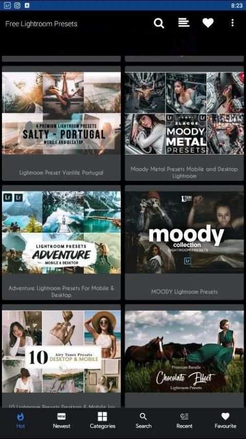 Presets for Lightroom स्क्रीनशॉट 1