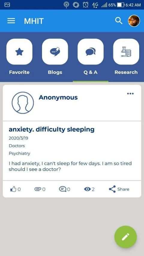 Mental Health in Touch - MHIT screenshot 4