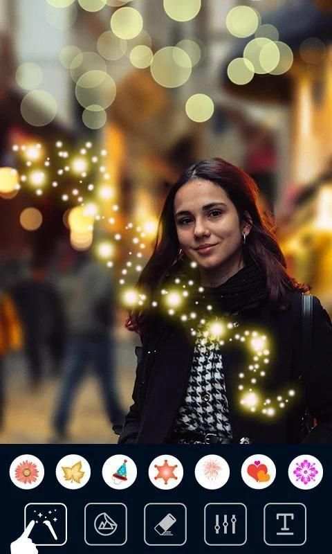 Photo glitter light effects: Glitter photo editor screenshot 7