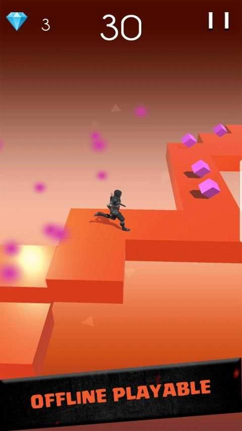 Assassin Slick: Zig Zag 3D Offline Game screenshot 5