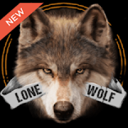 Lone Wolf Wallpaper lock screen: Wolves Wallpapers आइकन
