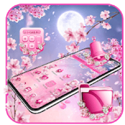 ikon Pink Sakura Flower Theme