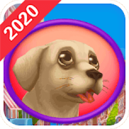 Runing Dog –keep a pet &amp; Parkour icon