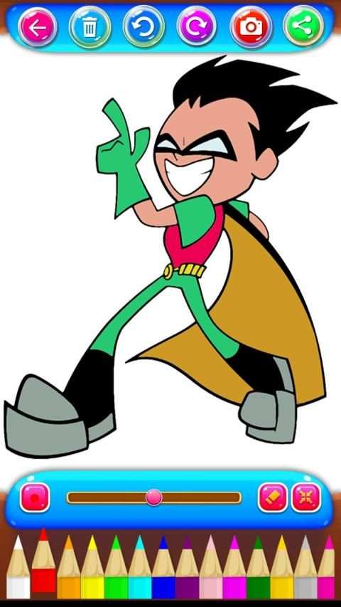 Teen coloring Titans Go screenshot 8