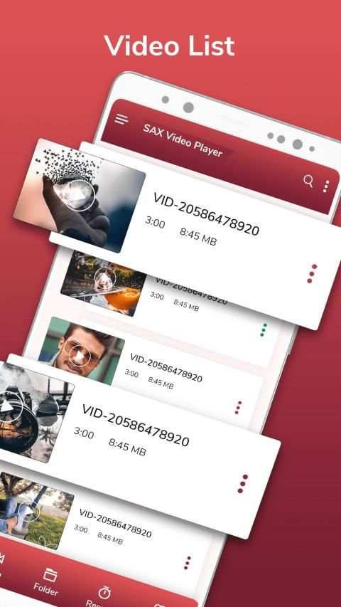 SAX Video Player - All Format HD Video Player स्क्रीनशॉट 2
