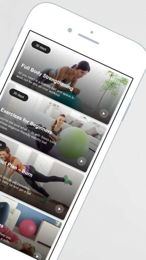Stability Ball Exercises & Workouts screenshot 15