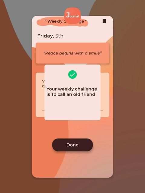 Journal screenshot 2