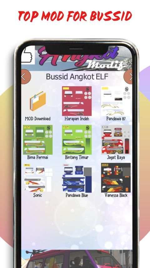 Mod Bussid Angkot Modif स्क्रीनशॉट 5