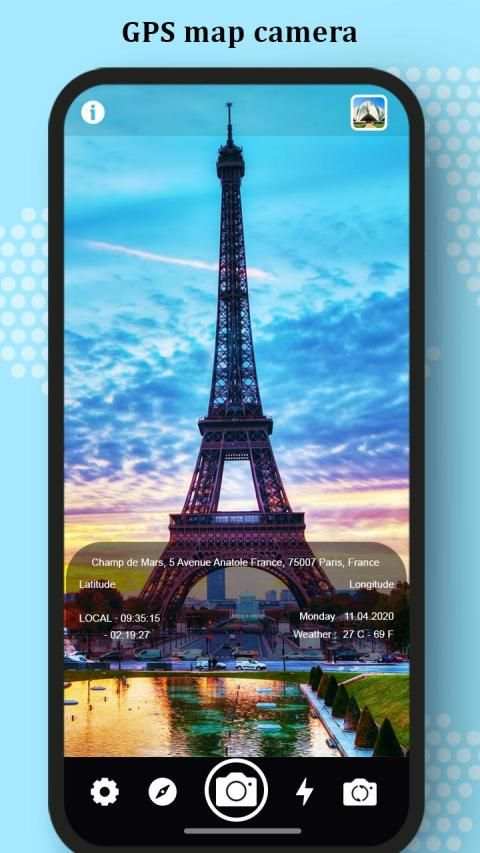 GPS Map Camera स्क्रीनशॉट 2