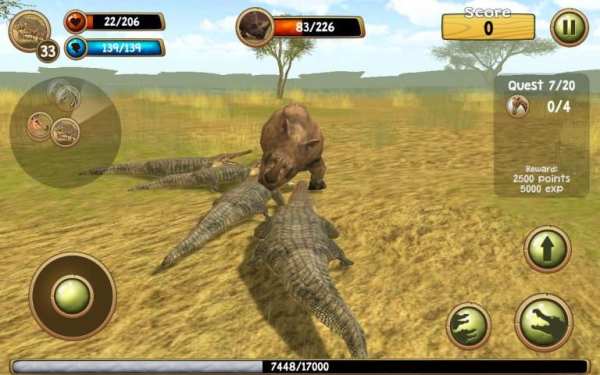 Wild Crocodile Simulator 3D स्क्रीनशॉट 4