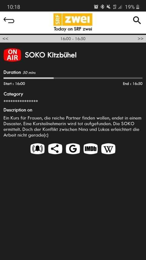 Switzerland TV Schedules & Guide screenshot 1
