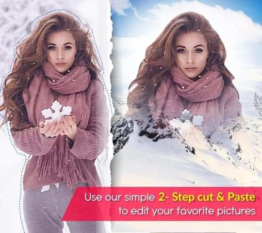 Snowfall Photo Frames screenshot 1