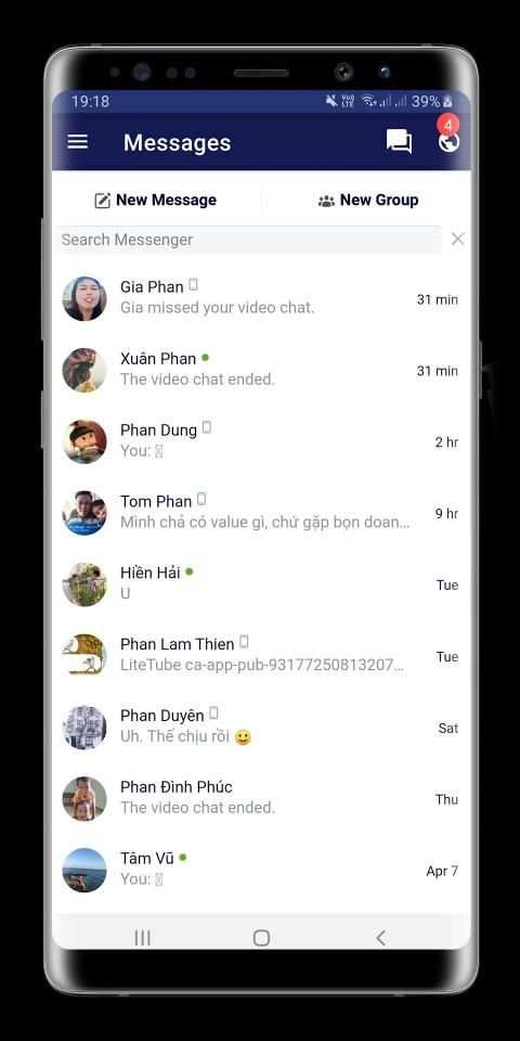 Lite Messenger screenshot 3