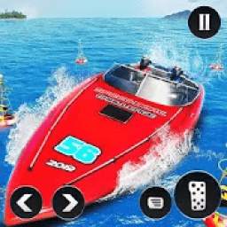 Real Speed Boat Stunts - Impossible Racing Games