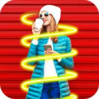 Pics Lab Photo Editor : Drip Art and Neon Effects on 9Apps