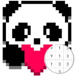 Unicorn Panda - Color By Number आइकन