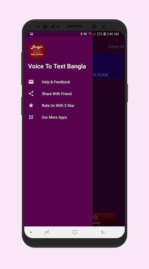 Bangla Voice To Text Converter screenshot 1