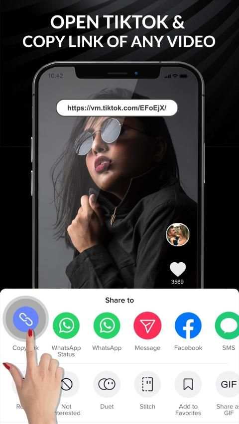 Downloader for TikTok Video Download No WaterMark स्क्रीनशॉट 3