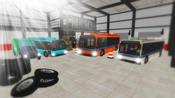 Coach Bus Simulator parking 3D screenshot 1