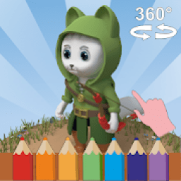 Add The Color: 3D Раскраска आइकन